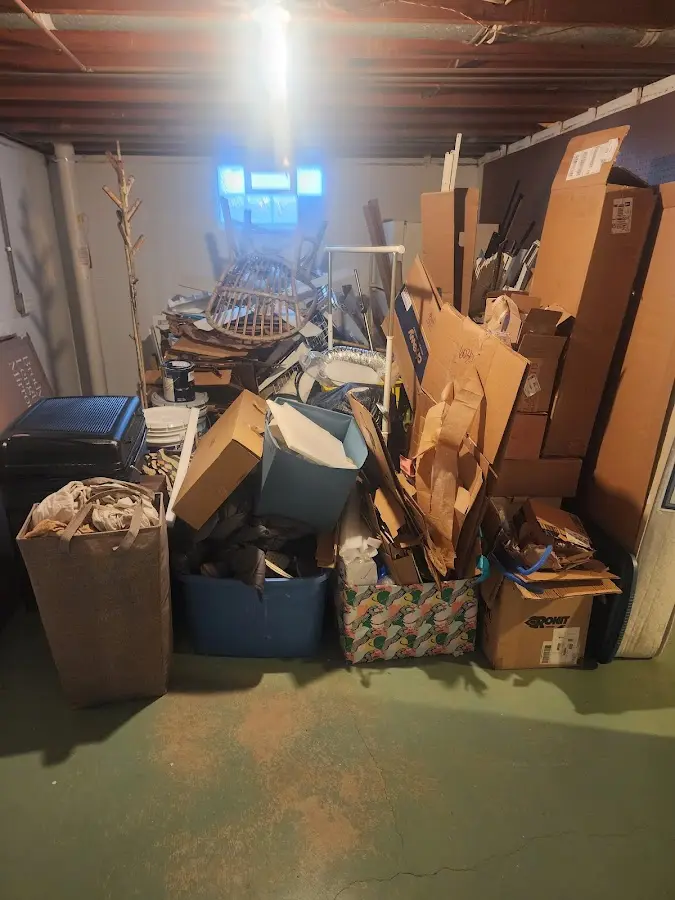 Roll-off dumpster container at job site for 20 Yard Dumpster Rental in Flowing Wells